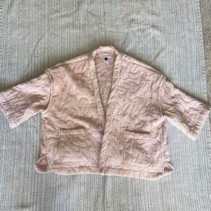 Cozy quilted kimono jacket pockets ballerina pink  OS Universal Thread Target